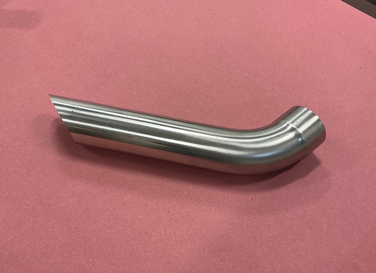 Precision bent tube sample