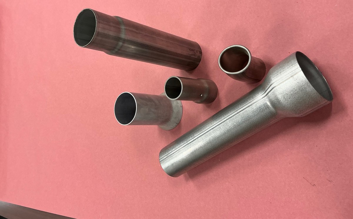 Aluminized steel tube components