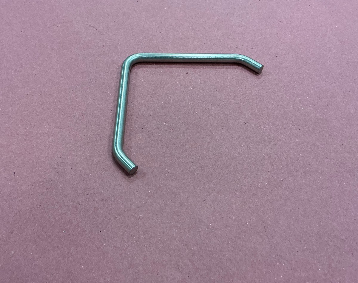 Titanium tube — precision bend